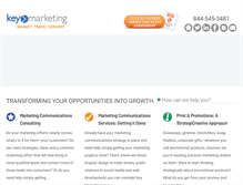 Tablet Screenshot of keymarketing.biz